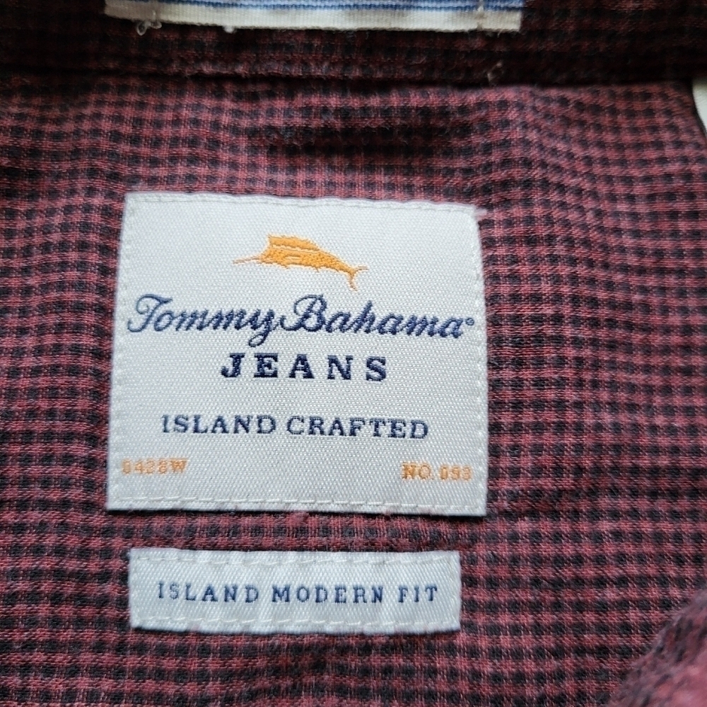 Tommy Bahama Men's Island Modern Fit Long Sleeve Button Up Shirt Size XLX - Picture 3 of 7